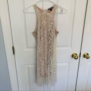 White lace dress